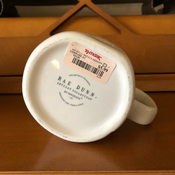 2019 rae dunn stuffed LL mug with orange inside - Picture 3 of 3